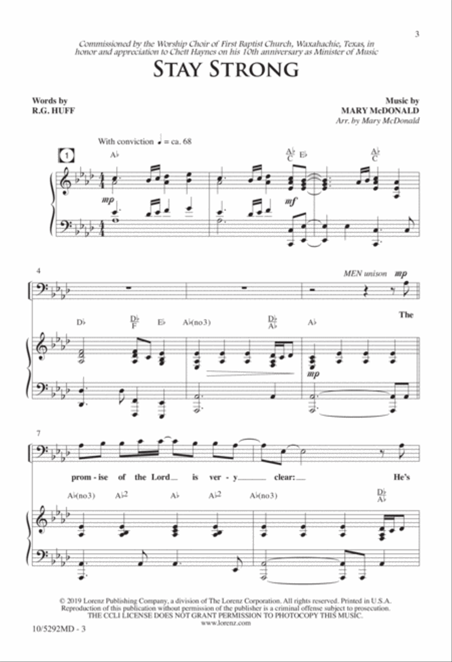 Stay Strong 4-Part scores gallery preview page 2