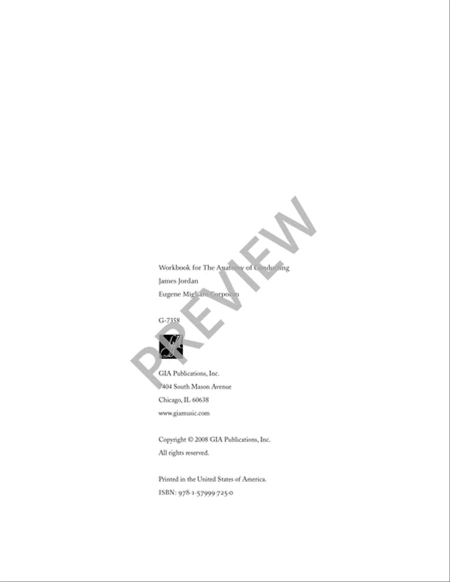 The Anatomy of Conducting: Architecture and Essentials - Workbook and Study Guide Activity Books scores gallery preview page 4