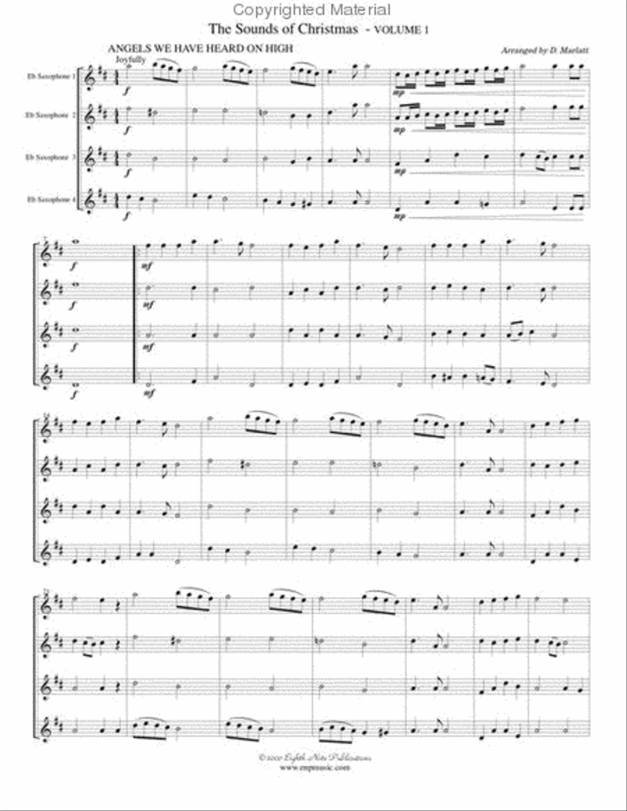 The Sounds of Christmas, Volume 1 Small Ensemble scores gallery preview page 2