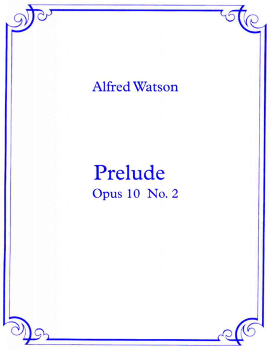 Prelude Opus 10 No. 2 Prelude Opus 10 No. 2 Piano Solo scores gallery preview page 1