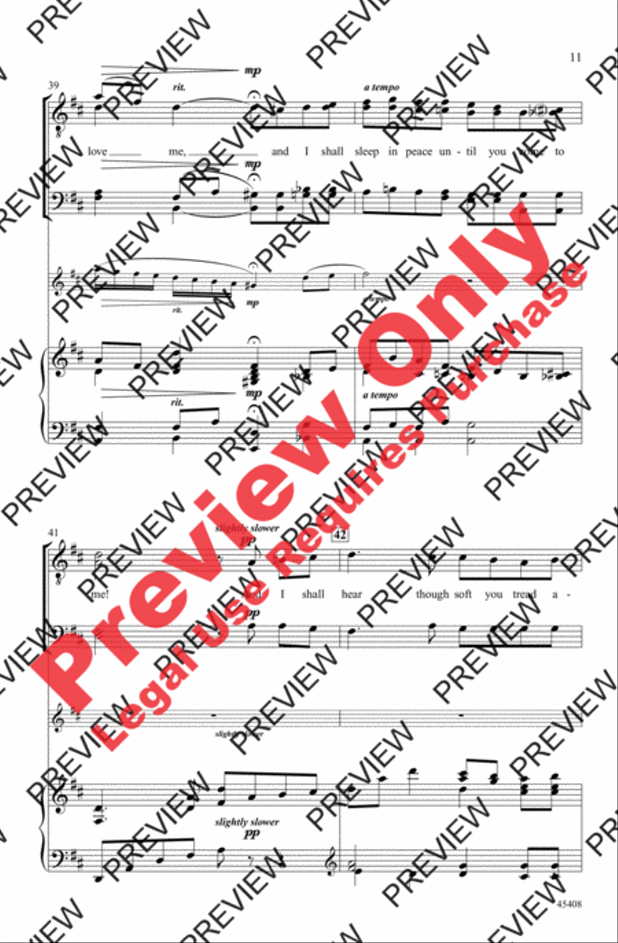Danny Boy Danny Boy Men's Choir scores gallery preview page 11