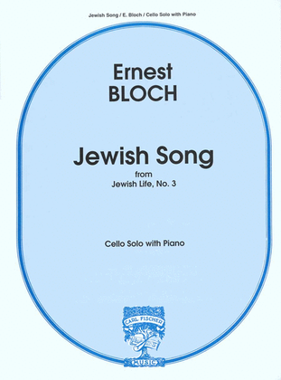 Book cover for Jewish Song
