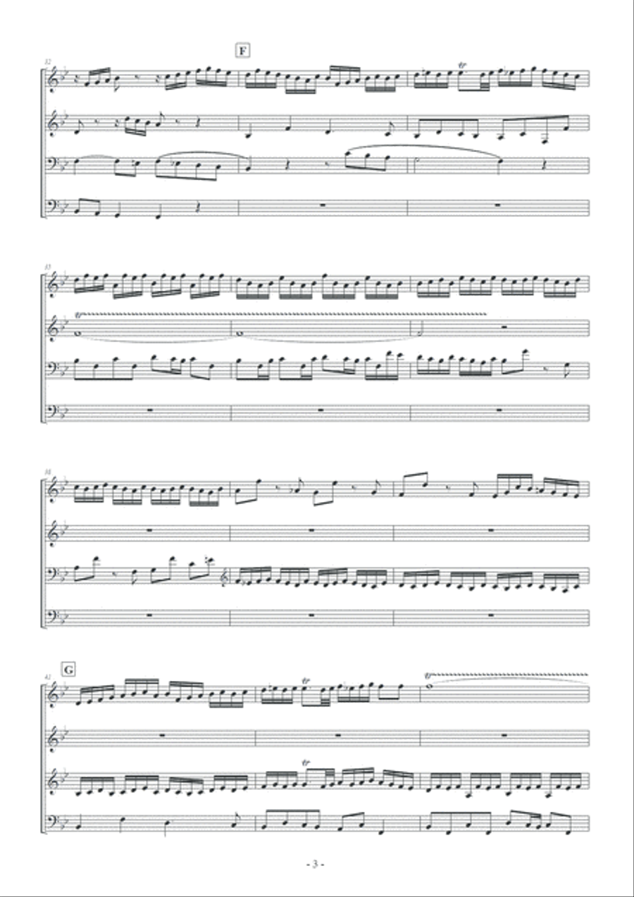 J.S.Bach / The Little Fugue in G minor BWV578 image number null