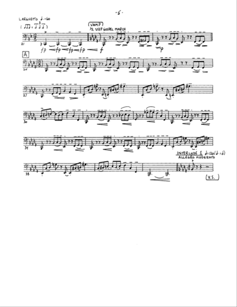 Porgy and Bess Suite - Tuba Brass Ensemble scores gallery preview page 5