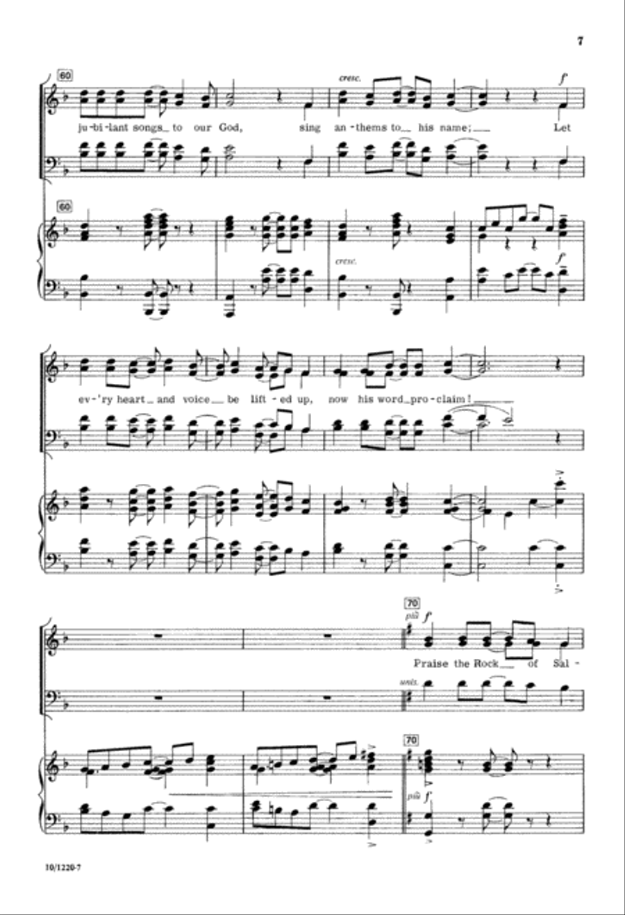 Psalms of Praise Psalms of Praise 4-Part scores gallery preview page 7