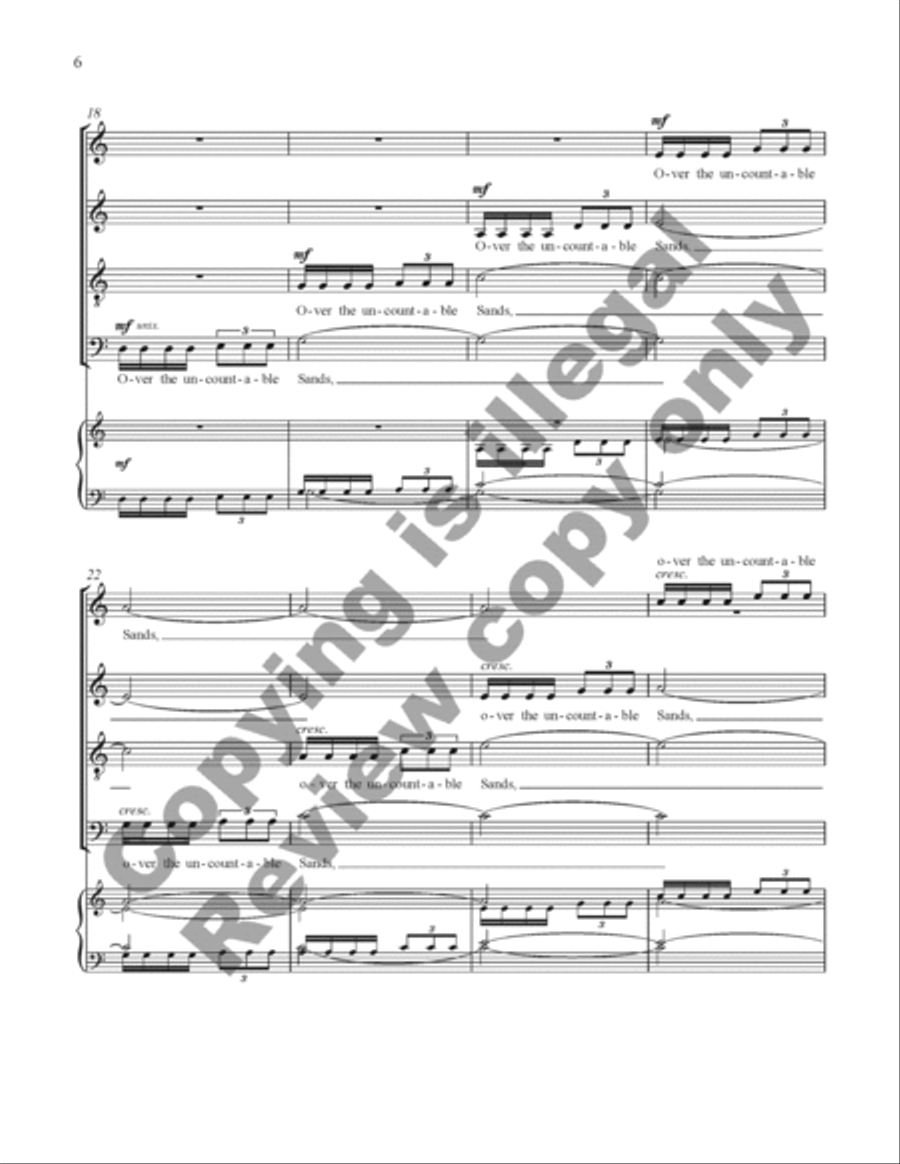 The Spring of Life (Le printemps de la vie) A Cappella scores gallery preview page 7