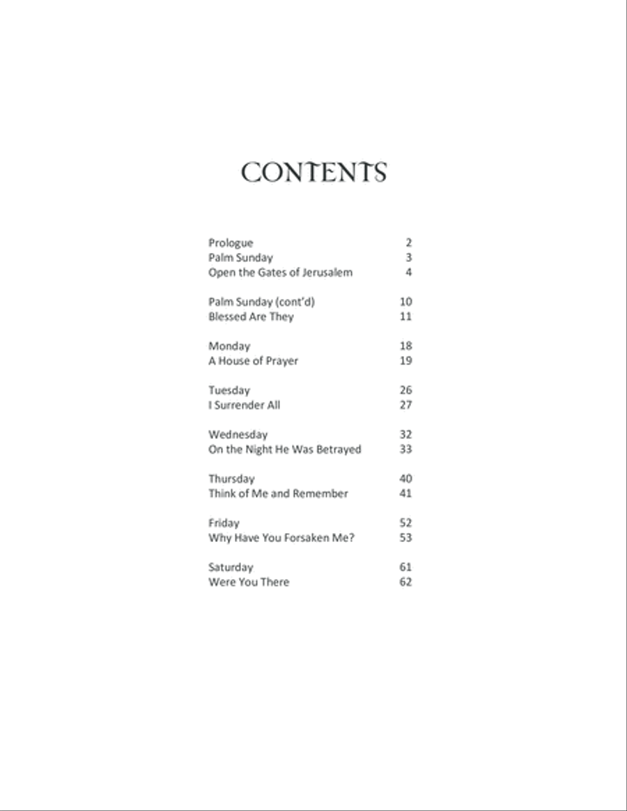 The Seven Last Days 4-Part scores gallery preview page 5