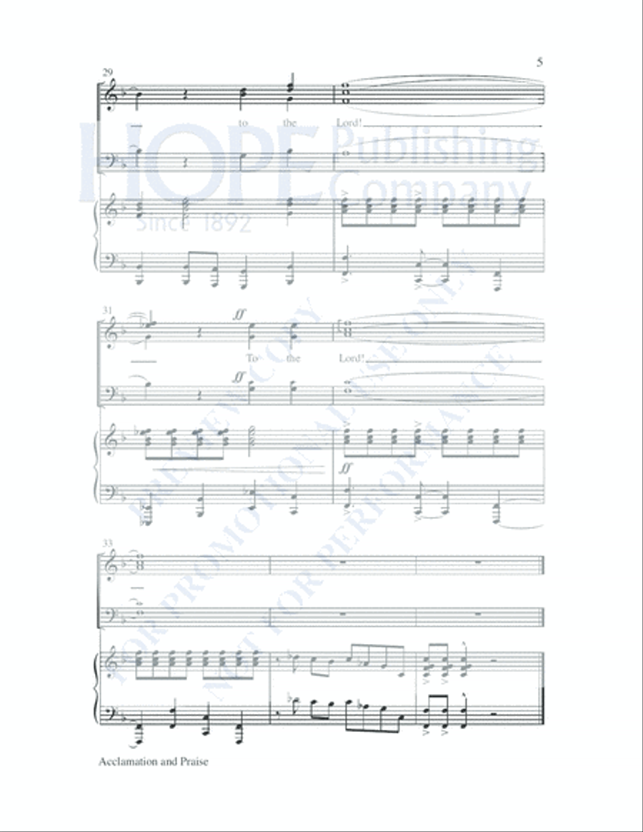 Worship Openers: Introits that Work!, Vol. 5 Choir scores gallery preview page 6