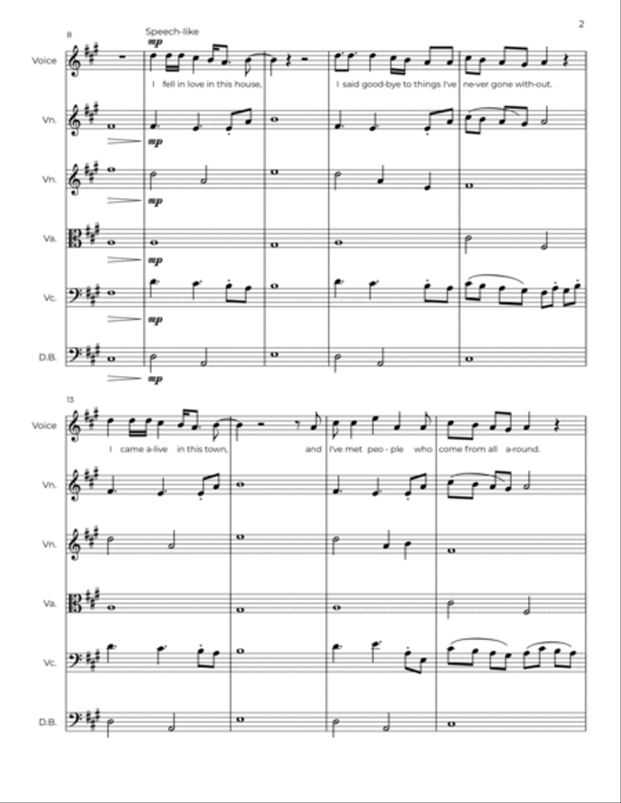 This House Small Ensemble scores gallery preview page 2