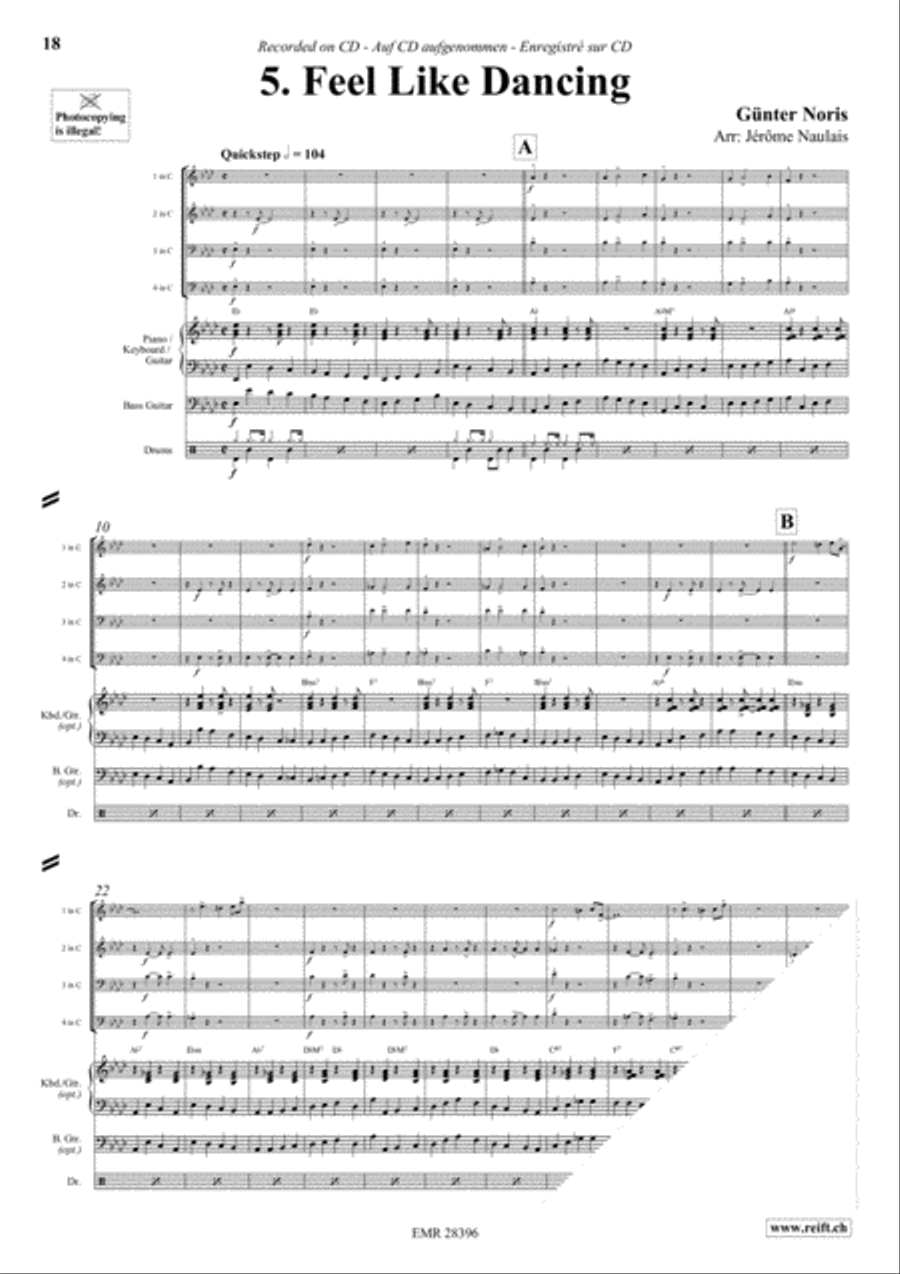Let's Dance Volume 2 Let's Dance Volume 2 Brass Ensemble scores gallery preview page 7