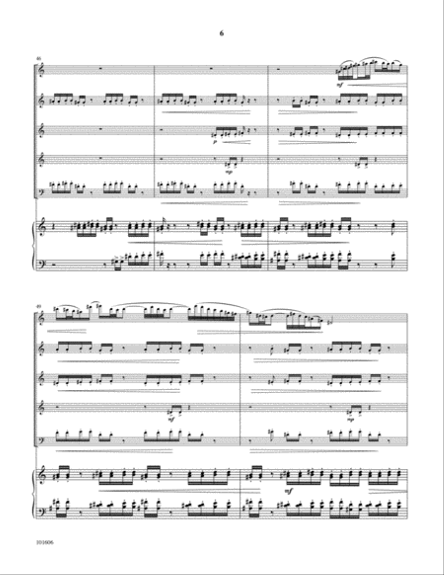 The Sacred Pools of Hana Small Ensemble scores gallery preview page 6