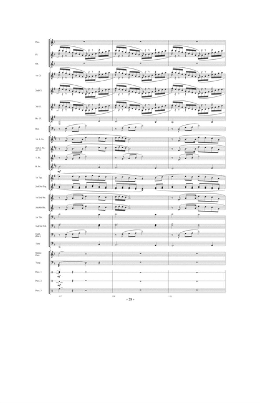 When The Tears Fell Concert Band scores gallery preview page 27