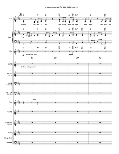 In Christ Alone (with "The Solid Rock") - Full Score