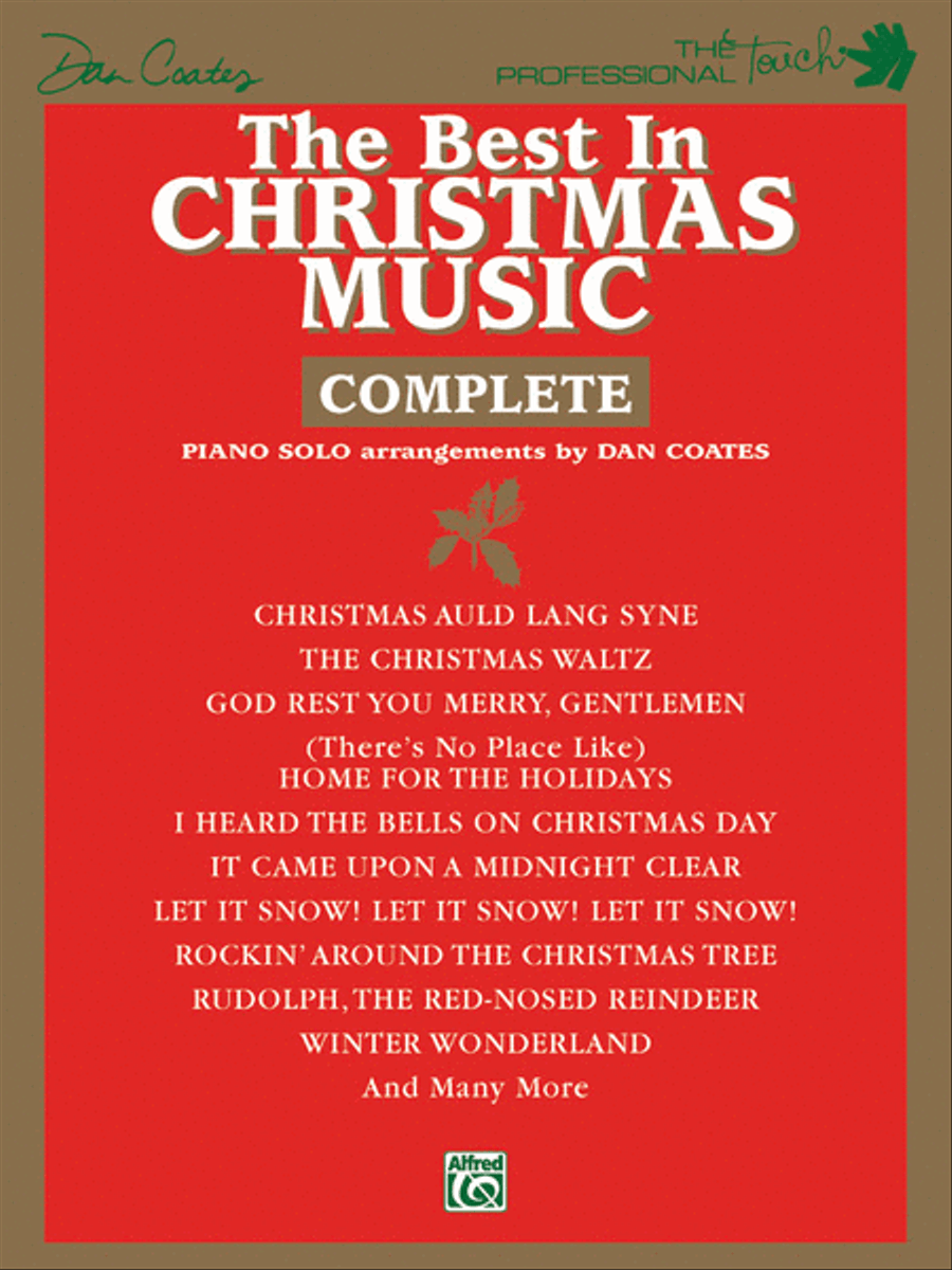 The Best in Christmas Music Complete Piano Solo scores gallery preview page 1