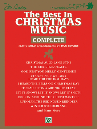 Book cover for The Best in Christmas Music Complete