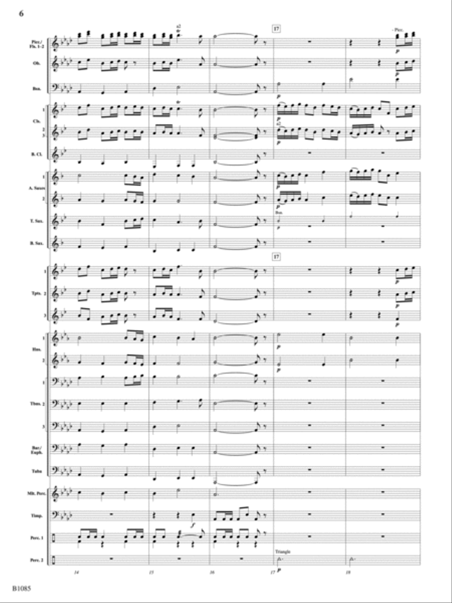 A Purcell Cortege: Score A Purcell Cortege: Score Concert Band scores gallery preview page 6