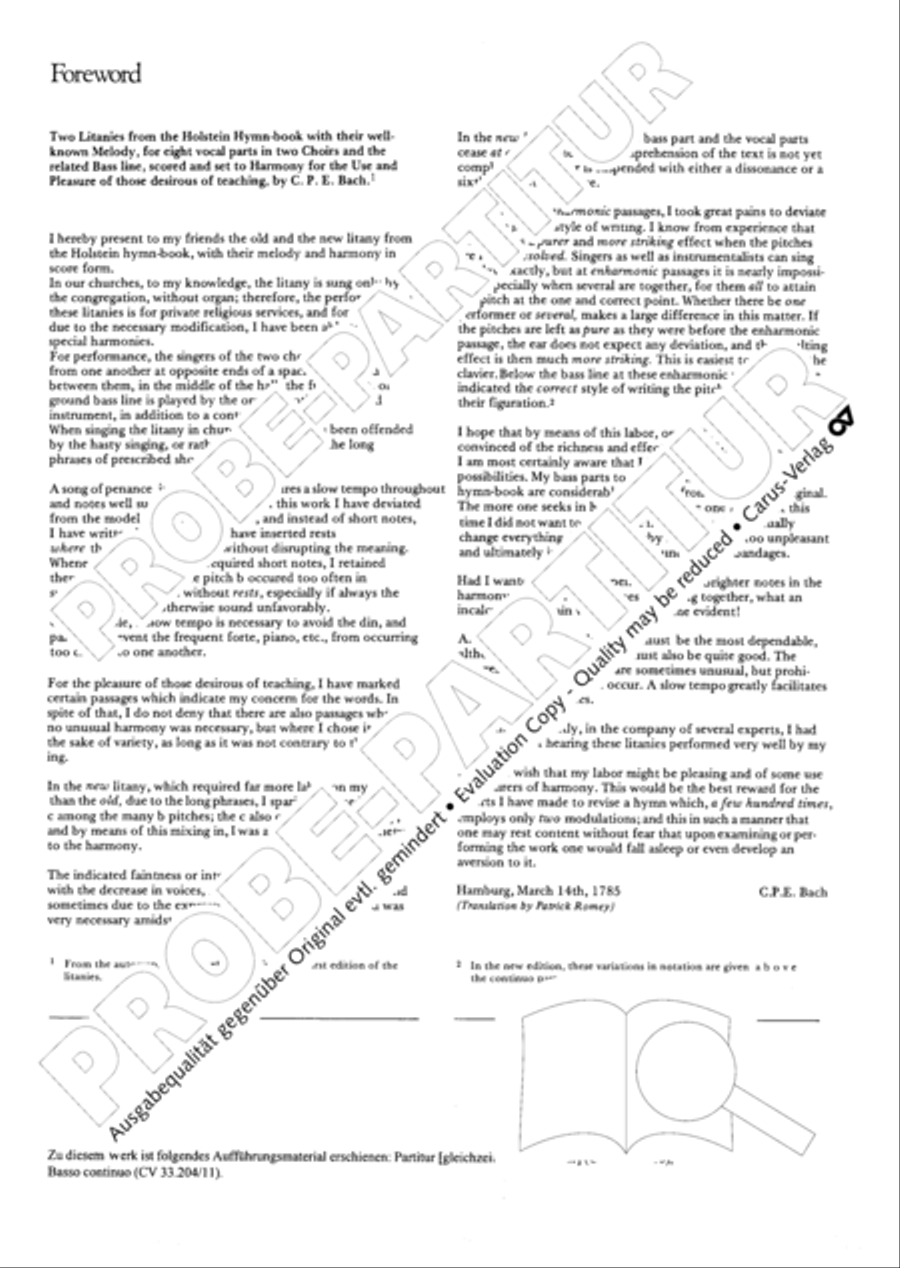 Lord of all, be merciful (Die alte Litanei 1) 4-Part scores gallery preview page 6