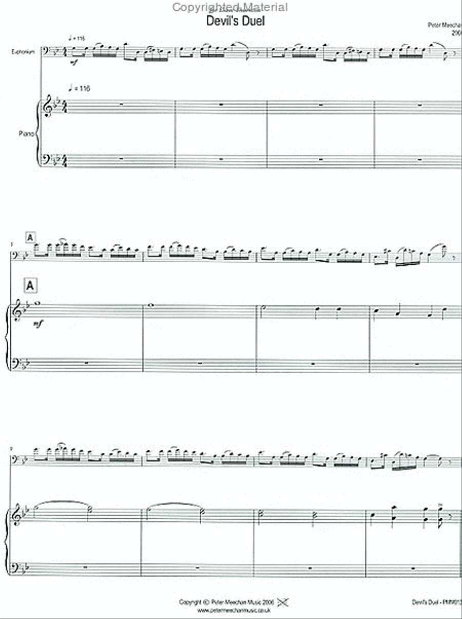 Devil's Duel Devil's Duel Euphonium scores gallery preview page 2