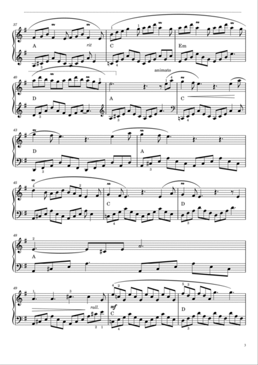 Solas Piano Solo scores gallery preview page 3