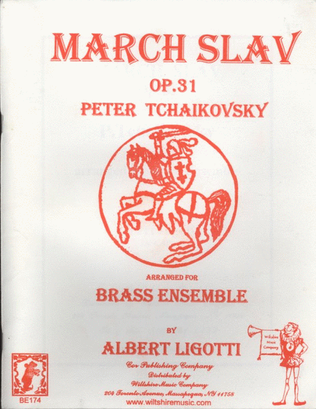 Book cover for March Slav, Op. 31 (Albert Ligotti)