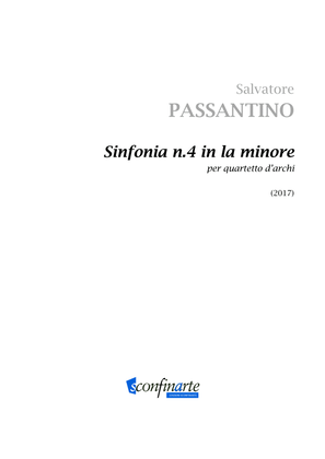 Salvatore Passantino: SINFONIA N.4 IN LA MINORE (ES-21-046) - Score Only