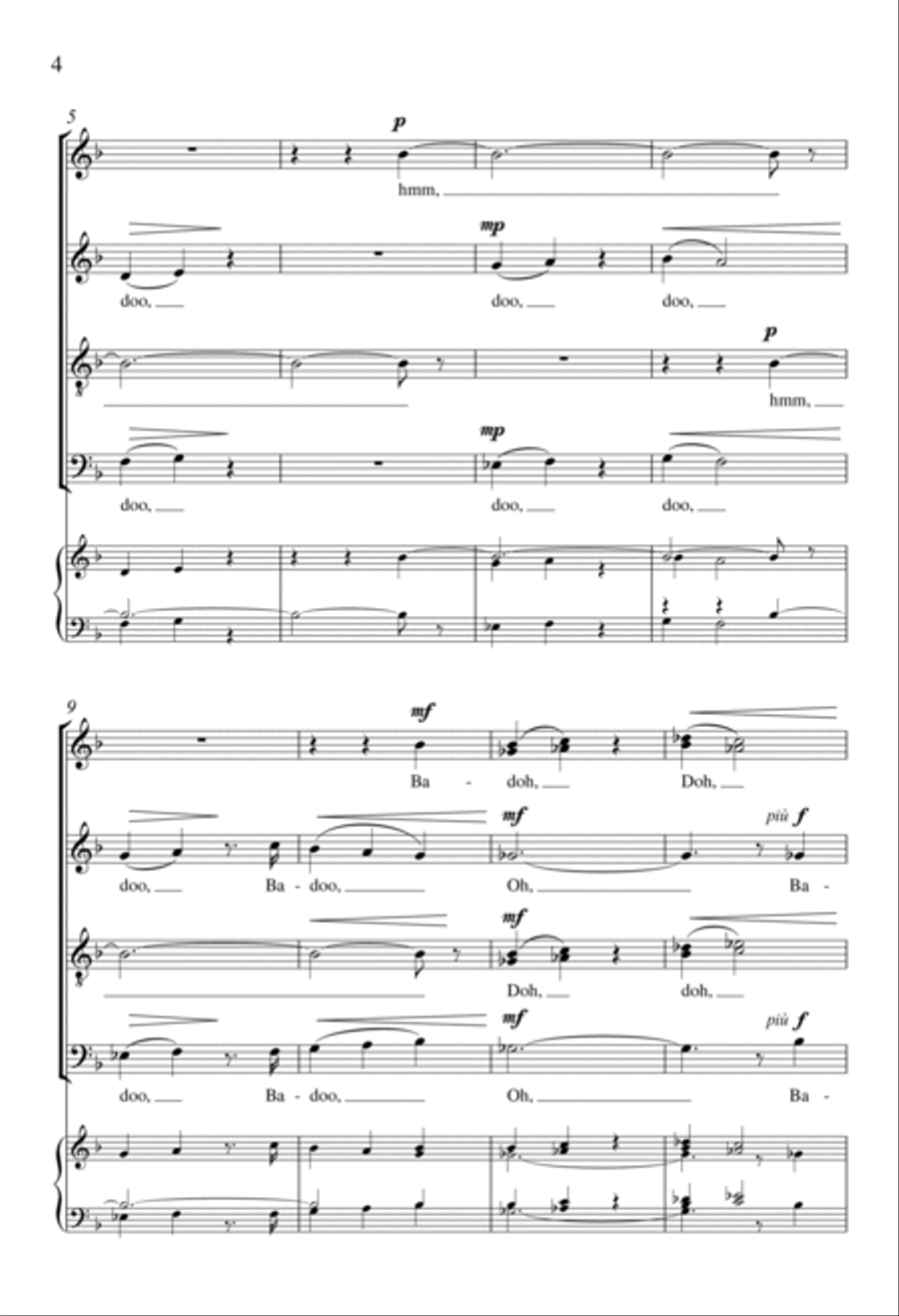 Sunset Symphony Divisi scores gallery preview page 3