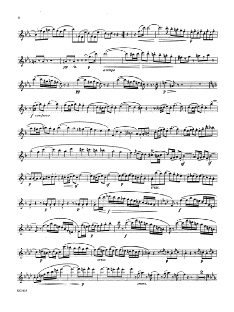 Three Grand Trios, Op. 86: 2nd Flute Woodwind Trio scores gallery preview page 4