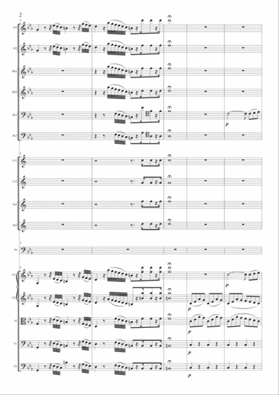 Luigi Cherubini - Démophoon Overture Full Orchestra scores gallery preview page 4