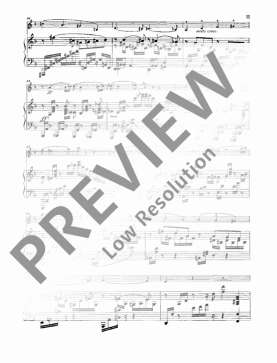 Sonata A Major Violin Solo scores gallery preview page 12
