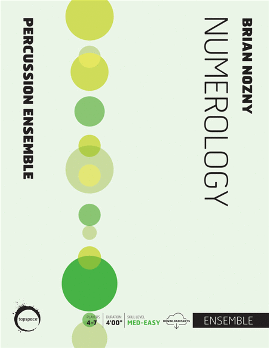 Numerology Percussion Ensemble scores gallery preview page 1