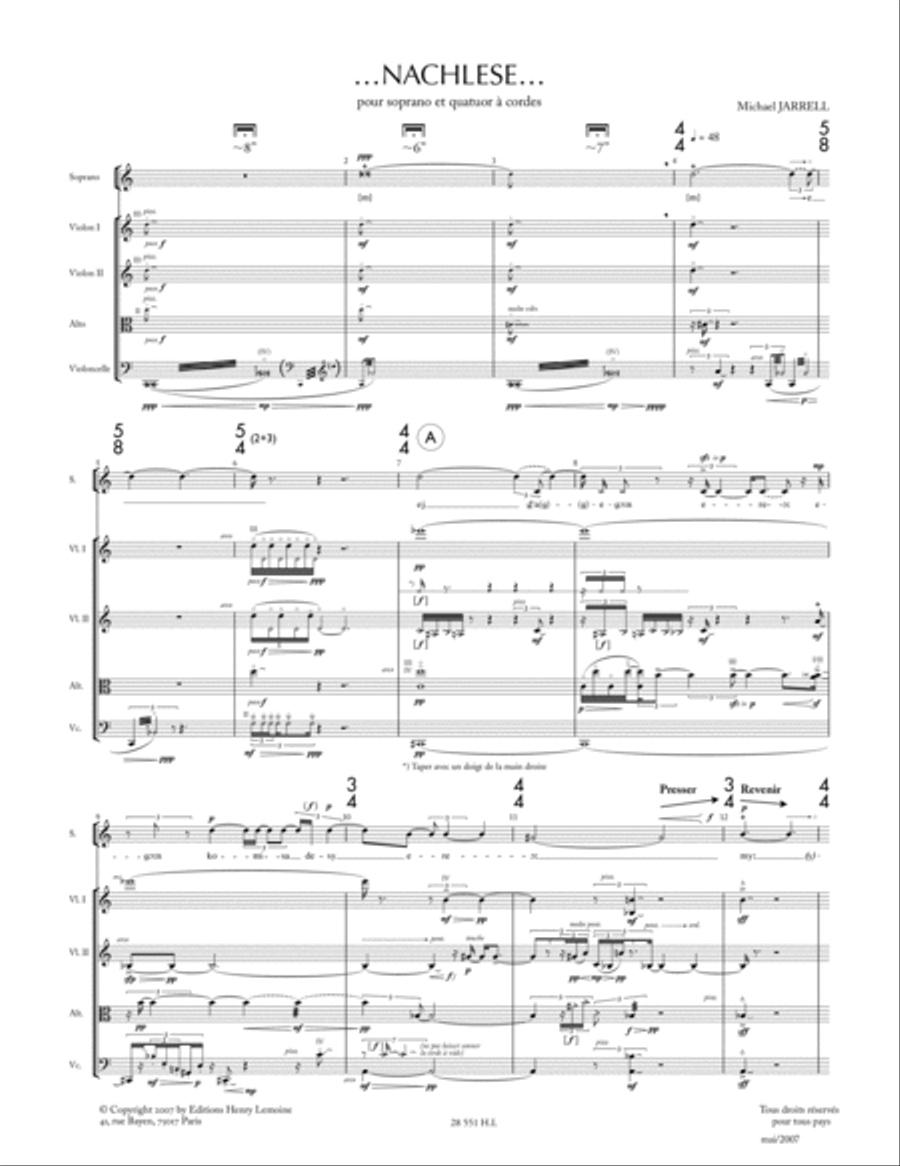 Nachlese String Quartet scores gallery preview page 2