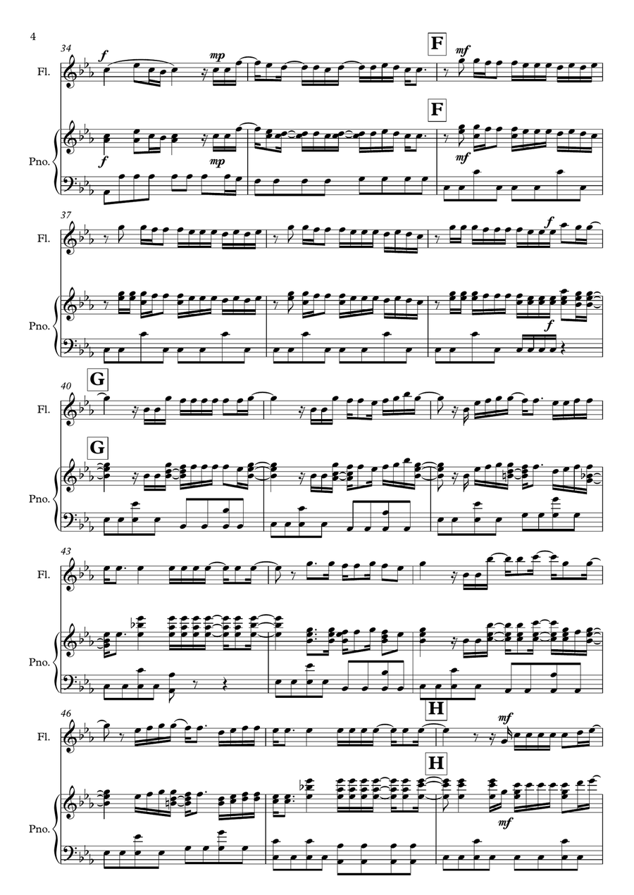 The Greatest Show The Greatest Show Flute Solo scores gallery preview page 4