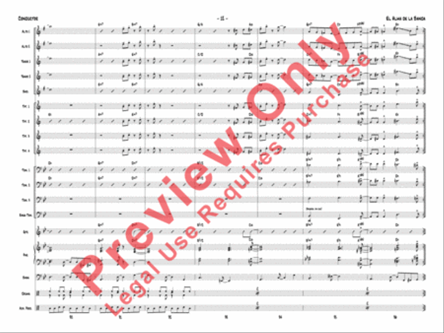 El Alma de la Banda Jazz Ensemble scores gallery preview page 15