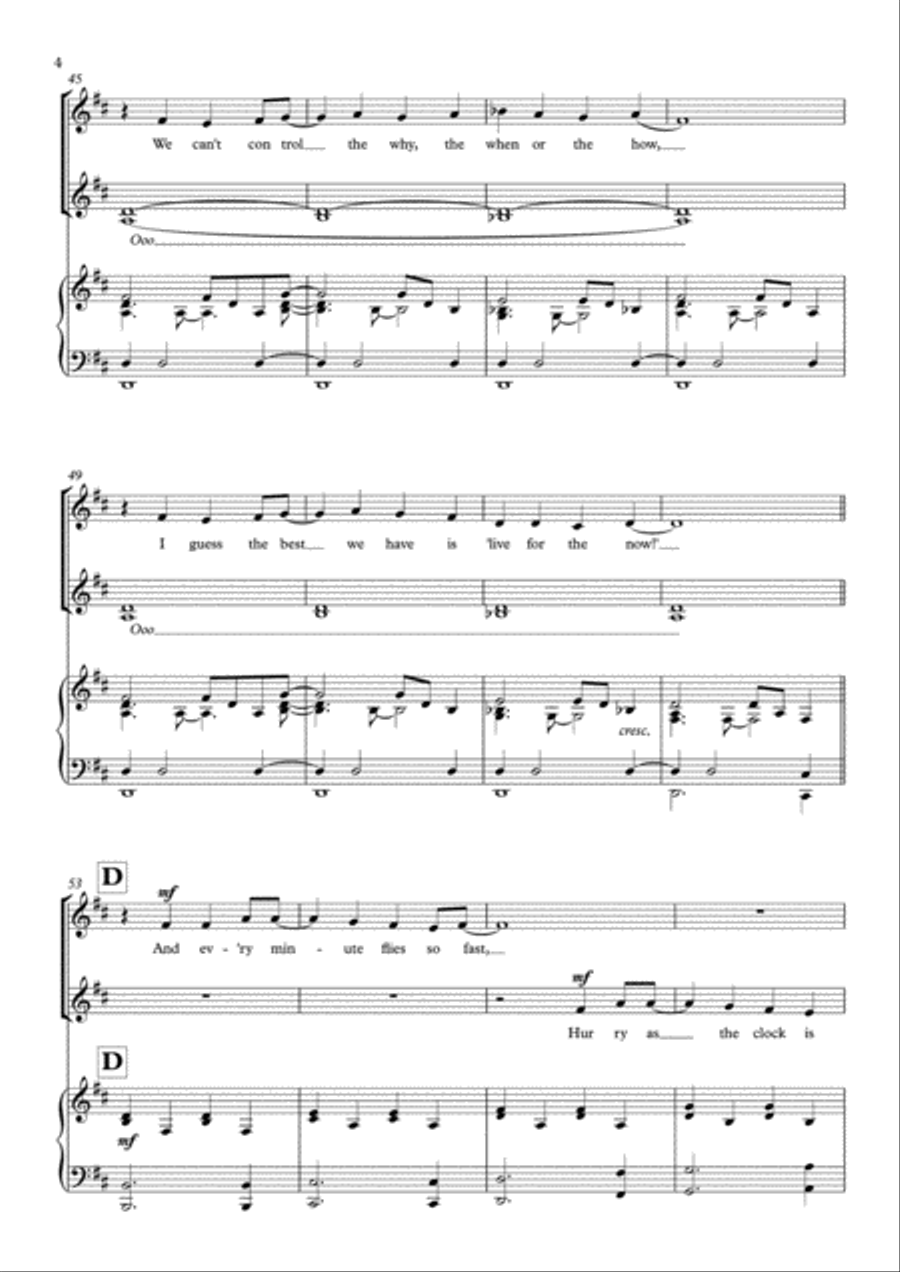 Chris Lawry - We Are As One (Vocal duet or SA Choir) SA scores gallery preview page 4