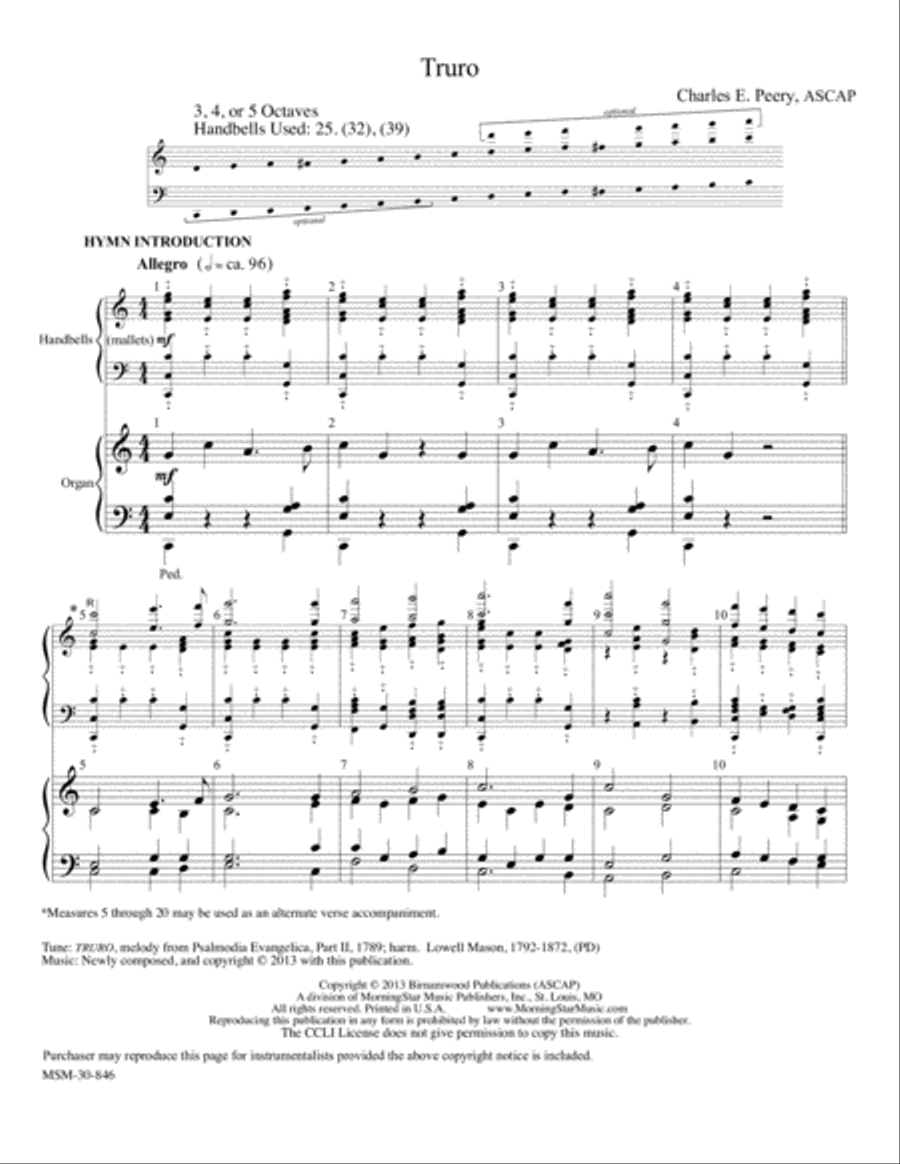 Truro Truro Choir scores gallery preview page 1