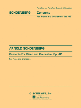 Book cover for Concerto, Op. 42