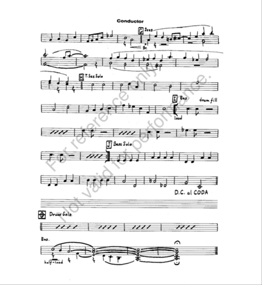 Sassy Lassy Sassy Lassy Jazz Ensemble scores gallery preview page 3