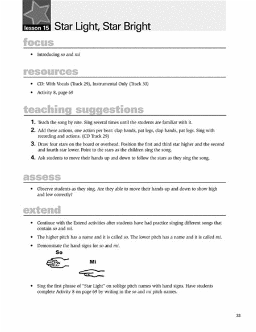 Kodaly in the Classroom – Primary (Set I) Choir scores gallery preview page 4