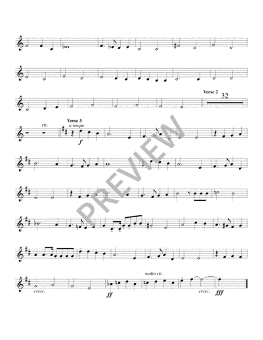 O Christ the Same - Instrument edition Trombone scores gallery preview page 7