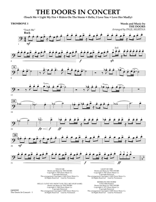 The Doors in Concert (arr. Paul Murtha) - Trombone 1