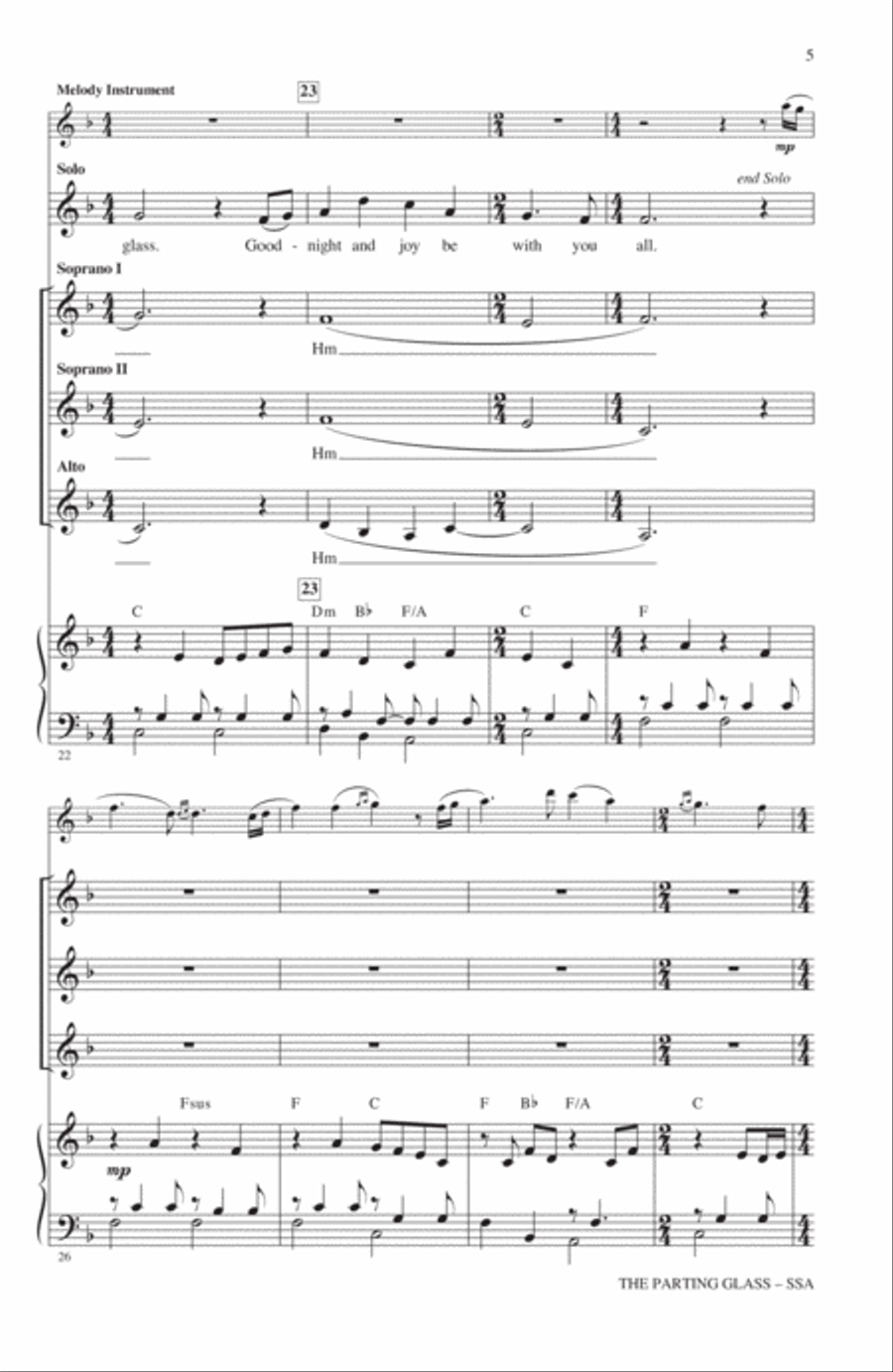 The Parting Glass The Parting Glass SSA scores gallery preview page 4