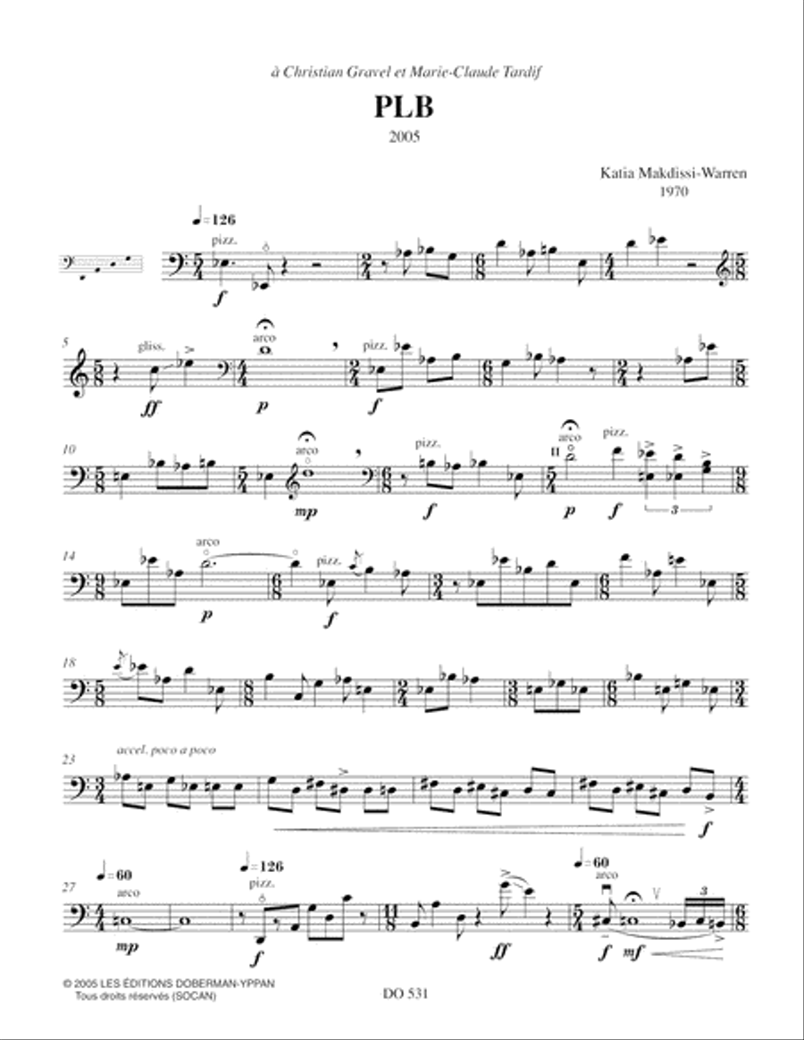 PLB Double Bass scores gallery preview page 2