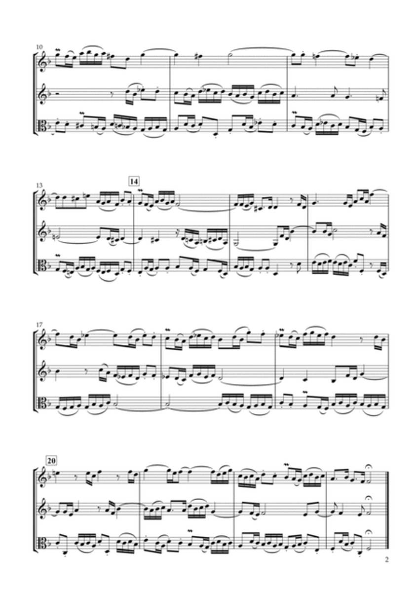 Sinfonia No.8 BWV.794 for Two Violins & Viola image number null
