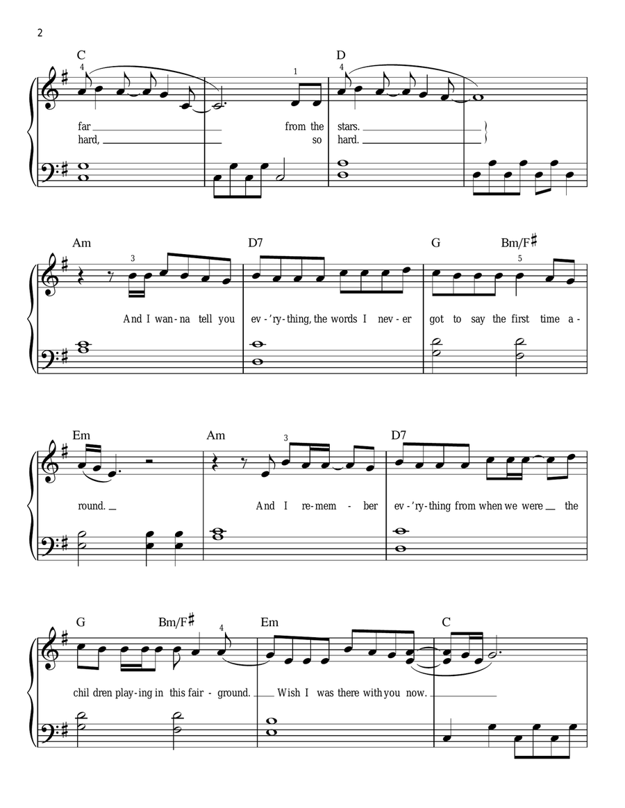 This Town This Town Easy Piano scores gallery preview page 2