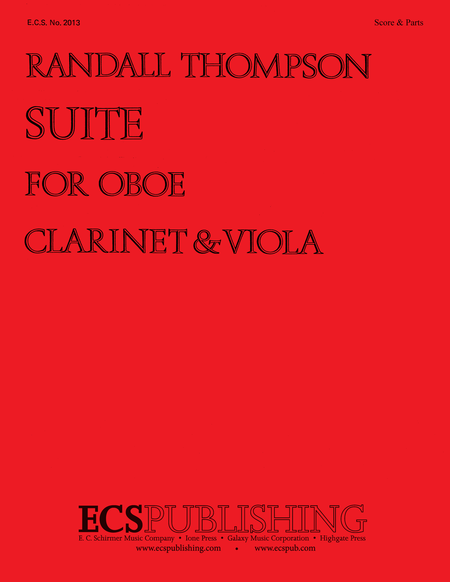Suite for Oboe, Clarinet, & Viola