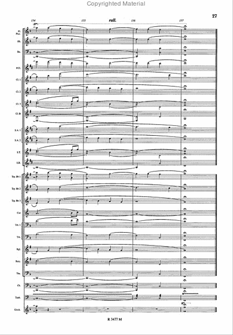 Celebration, No. 5 Sortie, Choral Bwv 572 Choir scores gallery preview page 3