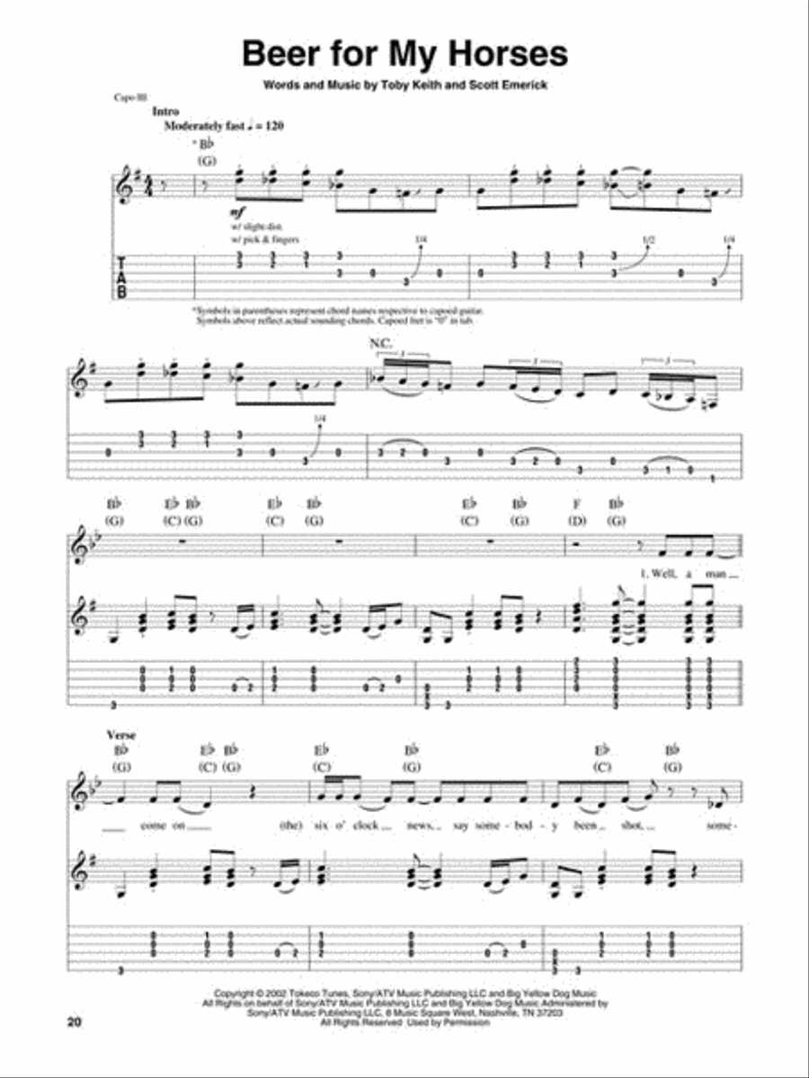 Country Hits - 2nd Edition Electric Guitar scores gallery preview page 5