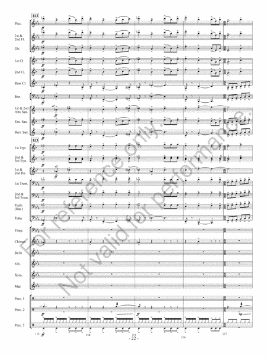 Sunscapes Sunscapes Concert Band scores gallery preview page 23