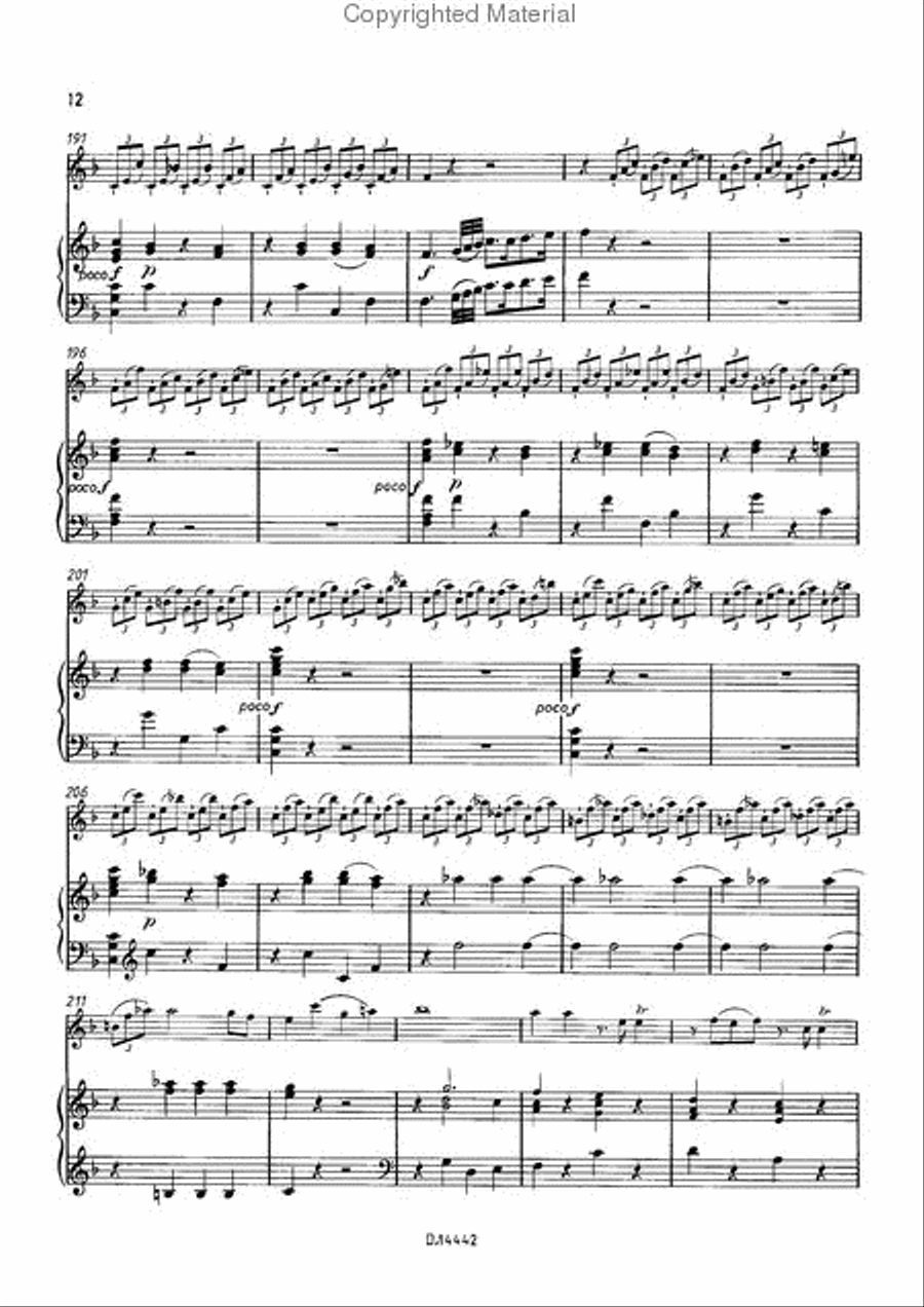 Concerto F-Dur Concerto F-Dur School and Community scores gallery preview page 13