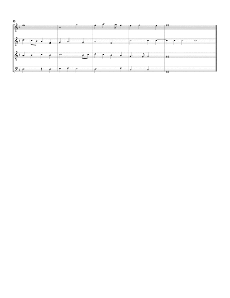 La tortorella (arrangement for 4 recorders)